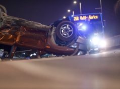 FOTO I VIDEO: Auto završio na krovu u Zagrebu