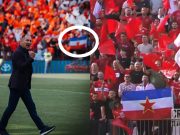 Navijač Veleža podigao jugoslavensku zastavu. Navijači Zrinjskog i Štimac ih prozivaju: Pristaje im agresorska zastava